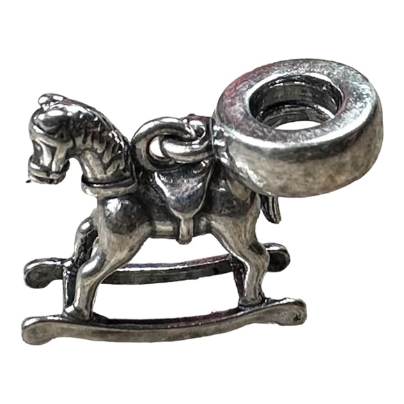 PANDORA Rocking Horse Dangle Charm 791413 - Picture 1 of 2